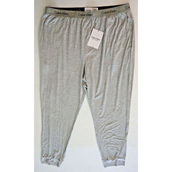 Calvin Klein NM2235 050 Men Sz XL Gray Heather Ultra-Soft Modern Lounge Joggers - Picture 4 of 11